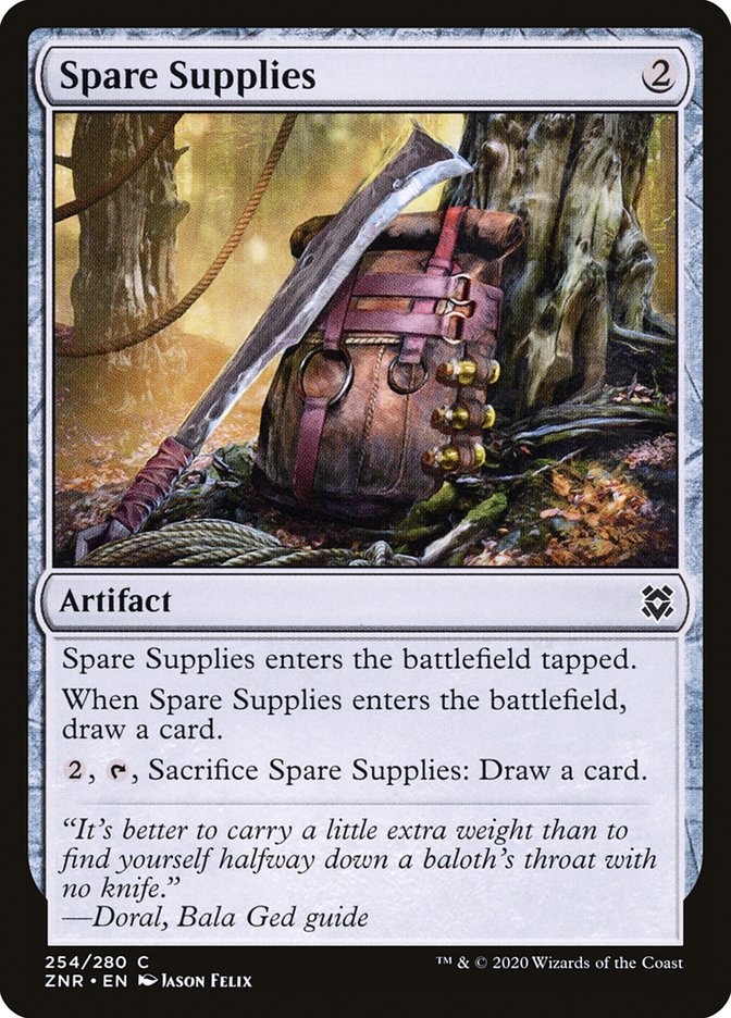 Spare Supplies [Zendikar Rising] | Magic Magpie