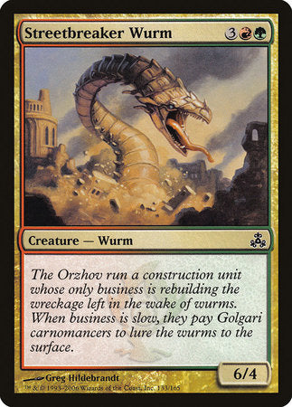 Streetbreaker Wurm [Guildpact] | Magic Magpie