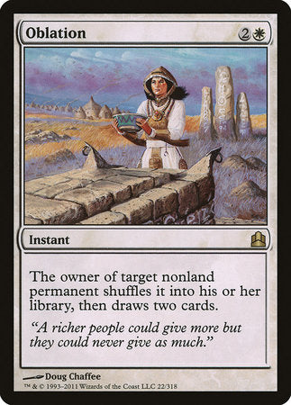Oblation [Commander 2011] | Magic Magpie