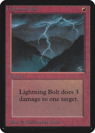 Lightning Bolt [Limited Edition Alpha] | Magic Magpie