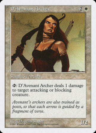 D'Avenant Archer [Fifth Edition] | Magic Magpie