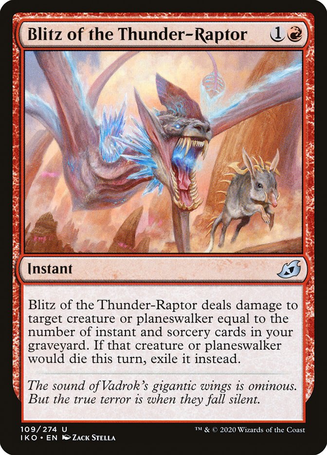 Blitz of the Thunder-Raptor [Ikoria: Lair of Behemoths] | Magic Magpie
