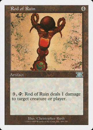 Rod of Ruin [Classic Sixth Edition] | Magic Magpie