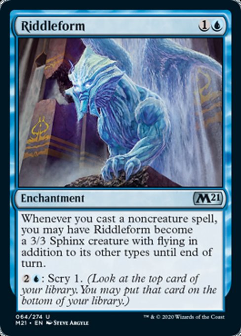 Riddleform [Core Set 2021] | Magic Magpie