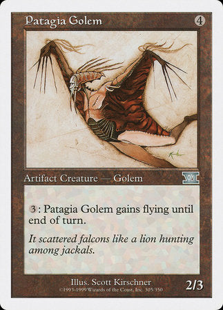 Patagia Golem [Classic Sixth Edition] | Magic Magpie