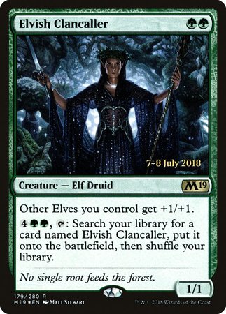 Elvish Clancaller [Core Set 2019 Promos] | Magic Magpie