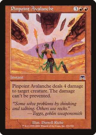 Pinpoint Avalanche [Onslaught] | Magic Magpie