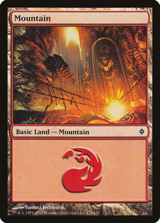 Mountain (173) [New Phyrexia] | Magic Magpie