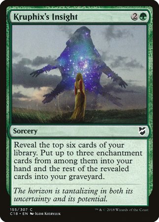 Kruphix's Insight [Commander 2018] | Magic Magpie