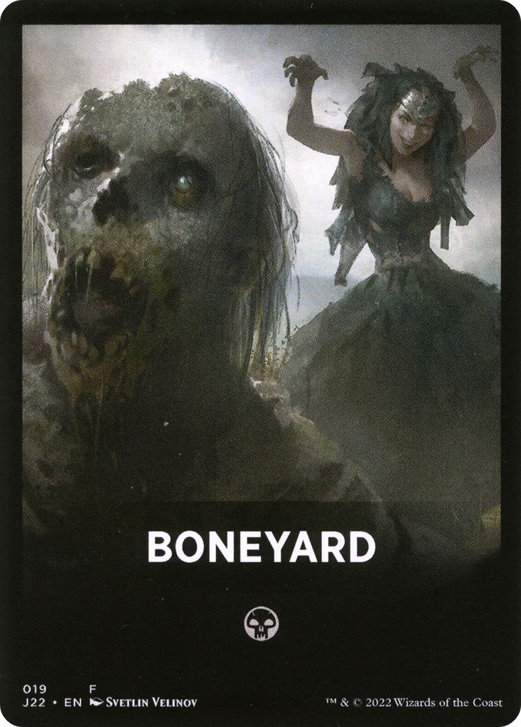 Boneyard Theme Card [Jumpstart 2022 Front Cards] | Magic Magpie