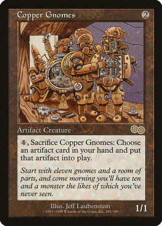 Copper Gnomes [Urza's Saga] | Magic Magpie