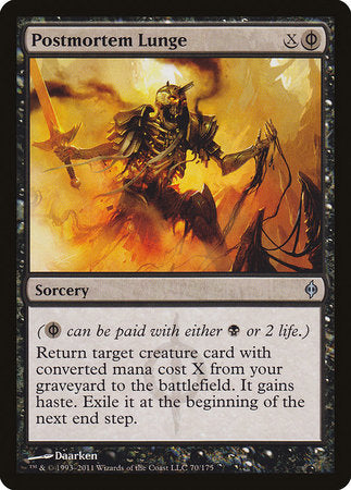 Postmortem Lunge [New Phyrexia] | Magic Magpie