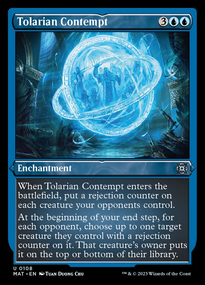Tolarian Contempt (Foil Etched) [March of the Machine: The Aftermath] | Magic Magpie