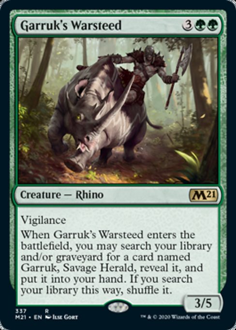 Garruk's Warsteed [Core Set 2021] | Magic Magpie