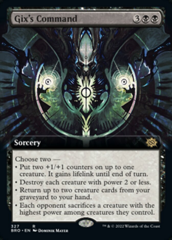 Gix's Command (Extended Art) [The Brothers' War] | Magic Magpie