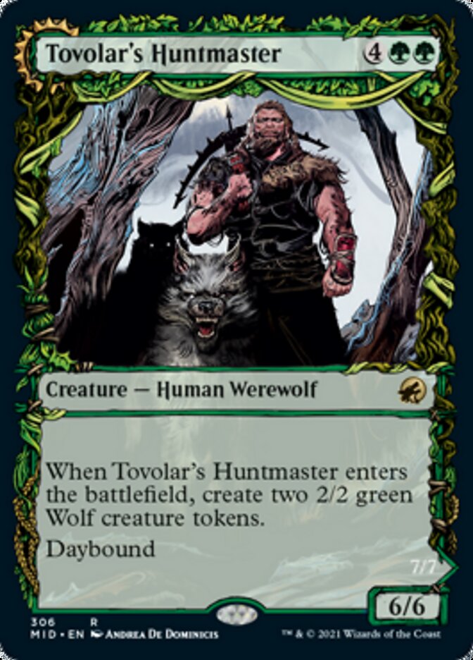 Tovolar's Huntmaster // Tovolar's Packleader (Showcase Equinox) [Innistrad: Midnight Hunt] | Magic Magpie