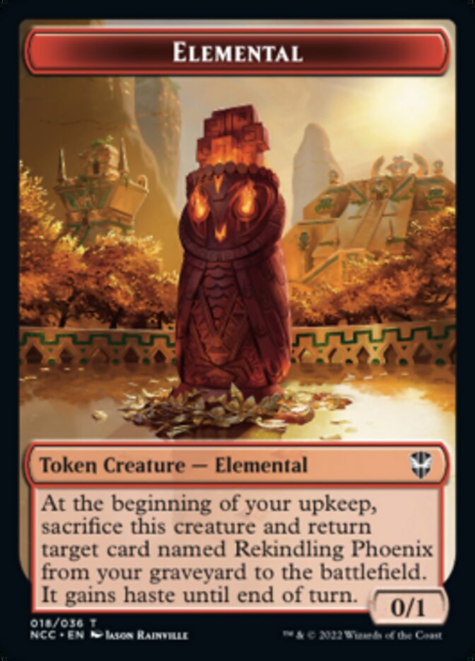 Elemental (018) // Copy Double-sided Token [Streets of New Capenna Commander Tokens] | Magic Magpie