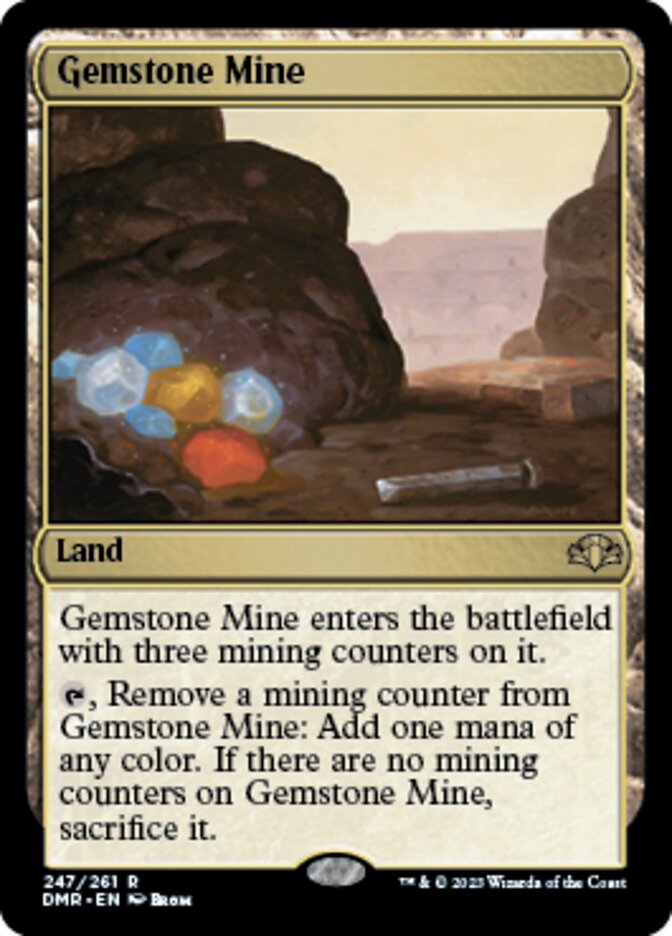 Gemstone Mine [Dominaria Remastered] | Magic Magpie