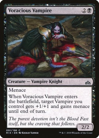Voracious Vampire [Rivals of Ixalan] | Magic Magpie