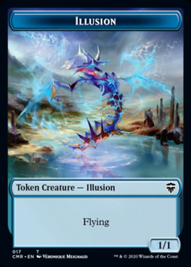 Illusion // Saproling Token [Commander Legends Tokens] | Magic Magpie