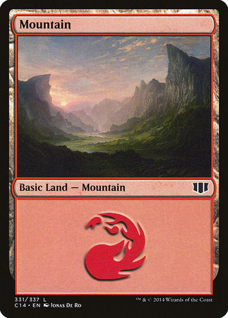 Mountain (331) [Commander 2014] | Magic Magpie
