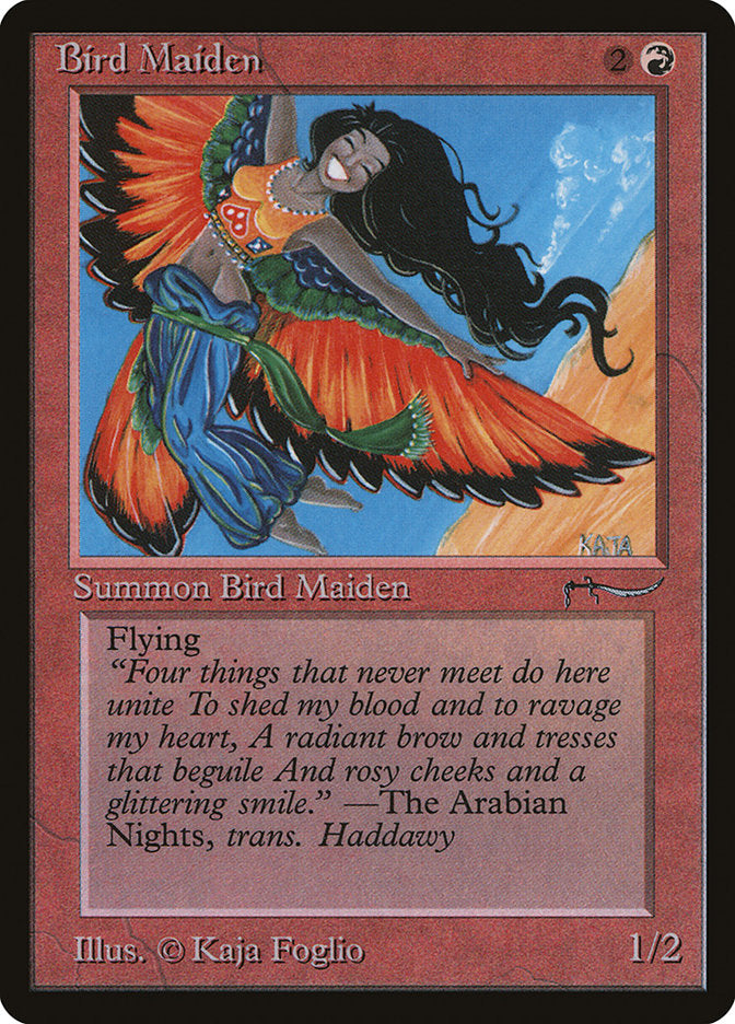 Bird Maiden (Dark Mana Cost) [Arabian Nights] | Magic Magpie