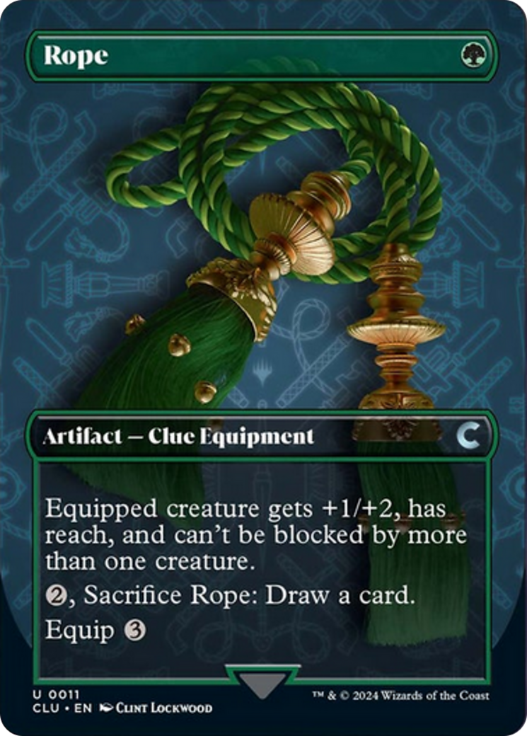 Rope (Borderless) [Ravnica: Clue Edition] | Magic Magpie