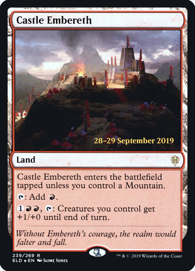 Castle Embereth  [Throne of Eldraine Prerelease Promos] | Magic Magpie