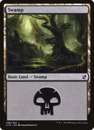 Swamp (296) [Commander 2019] | Magic Magpie