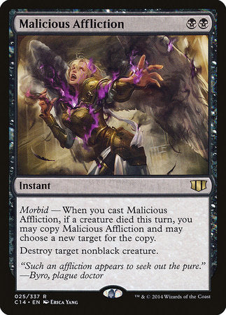 Malicious Affliction [Commander 2014] | Magic Magpie