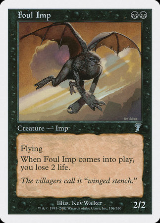 Foul Imp [Seventh Edition] | Magic Magpie