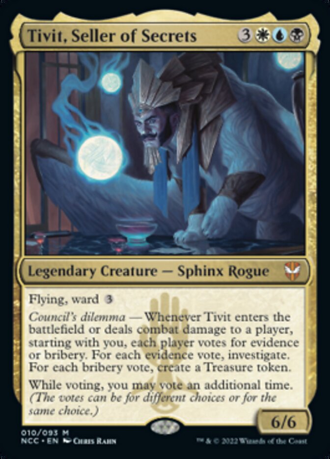 Tivit, Seller of Secrets [Streets of New Capenna Commander] | Magic Magpie