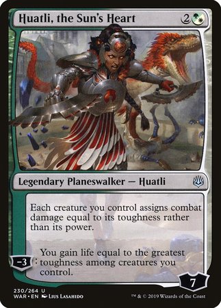 Huatli, the Sun's Heart [War of the Spark] | Magic Magpie