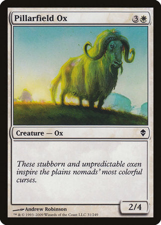 Pillarfield Ox [Zendikar] | Magic Magpie