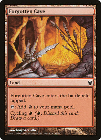 Forgotten Cave [Duel Decks: Izzet vs. Golgari] | Magic Magpie