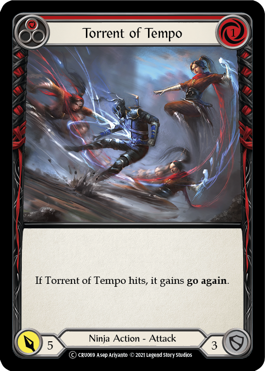 Torrent of Tempo (Red) [U-CRU069] Unlimited Normal | Magic Magpie
