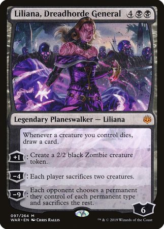 Liliana, Dreadhorde General [War of the Spark] | Magic Magpie