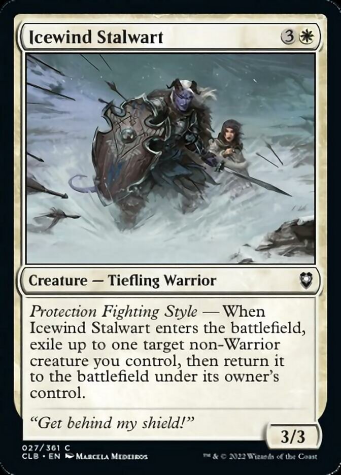 Icewind Stalwart [Commander Legends: Battle for Baldur's Gate] | Magic Magpie