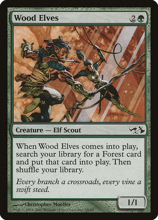 Wood Elves [Duel Decks: Elves vs. Goblins] | Magic Magpie