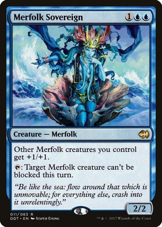 Merfolk Sovereign [Duel Decks: Merfolk vs. Goblins] | Magic Magpie