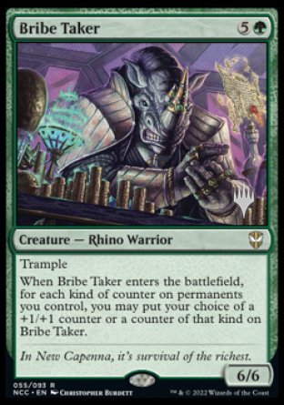 Bribe Taker (Promo Pack) [Streets of New Capenna Commander Promos] | Magic Magpie