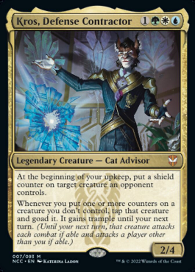 Kros, Defense Contractor [Streets of New Capenna Commander] | Magic Magpie