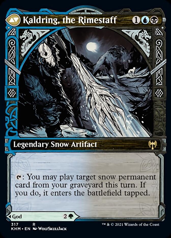 Jorn, God of Winter // Kaldring, the Rimestaff (Showcase) [Kaldheim] | Magic Magpie