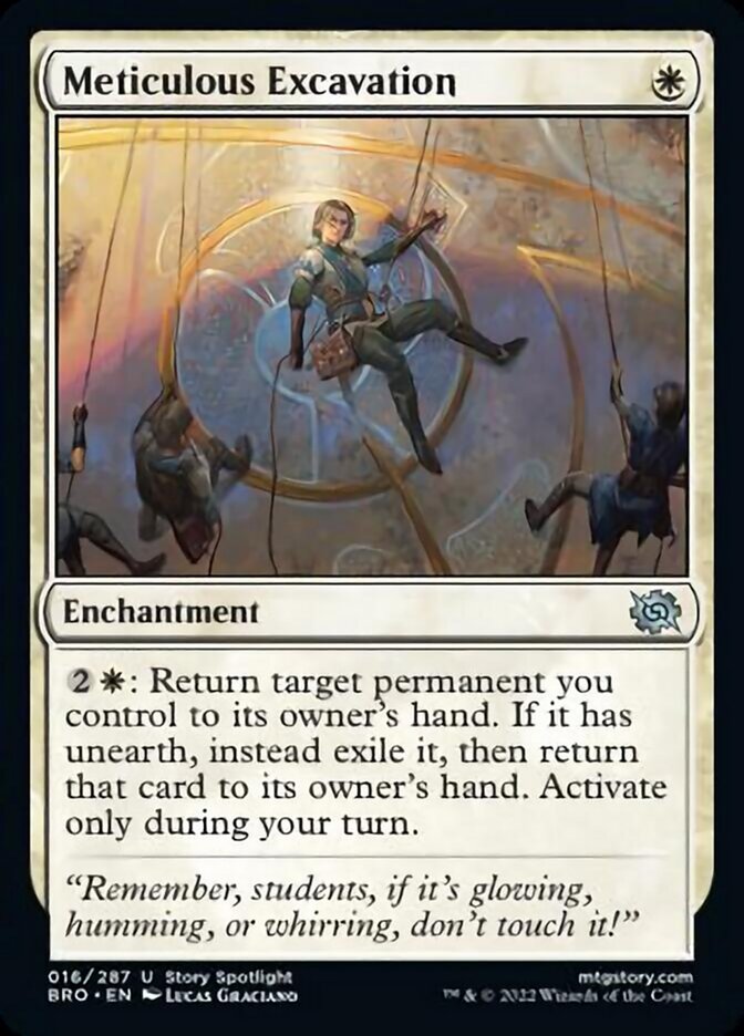 Meticulous Excavation [The Brothers' War] | Magic Magpie