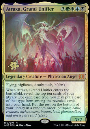 Atraxa, Grand Unifier [Phyrexia: All Will Be One Prerelease Promos] | Magic Magpie