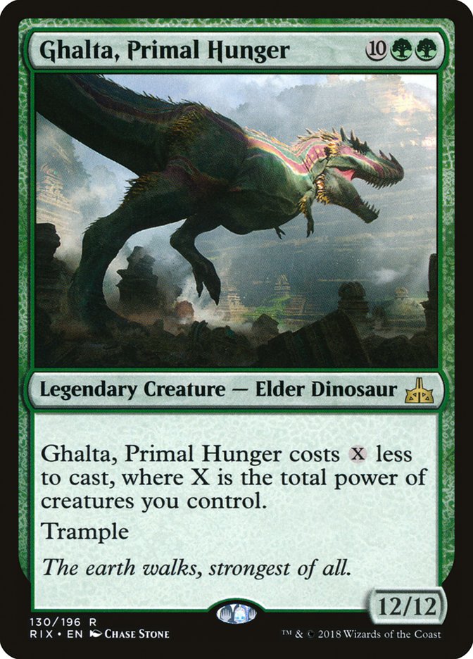 Ghalta, Primal Hunger [Rivals of Ixalan] | Magic Magpie