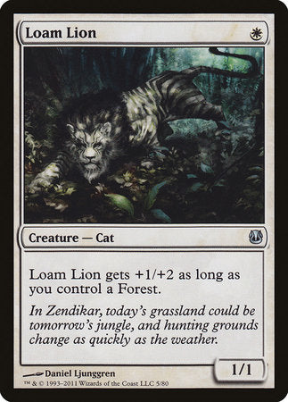 Loam Lion [Duel Decks: Ajani vs. Nicol Bolas] | Magic Magpie