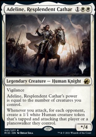 Adeline, Resplendent Cathar (Promo Pack) [Innistrad: Midnight Hunt Promos] | Magic Magpie
