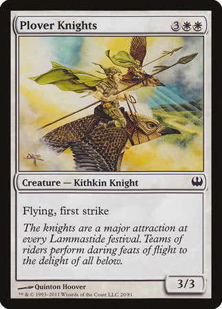 Plover Knights [Duel Decks: Knights vs. Dragons] | Magic Magpie