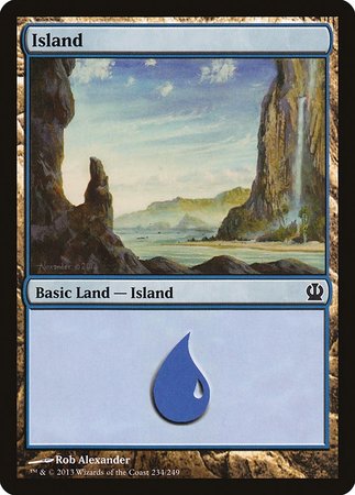 Island (234) [Theros] | Magic Magpie